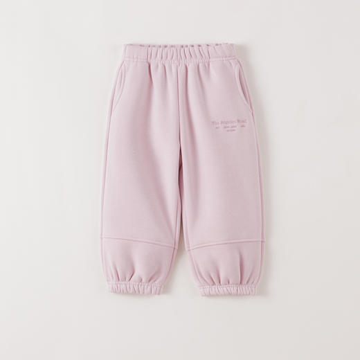 马克珍妮女童加绒加厚休闲校园卫裤2025年秋冬新款551553 商品图2