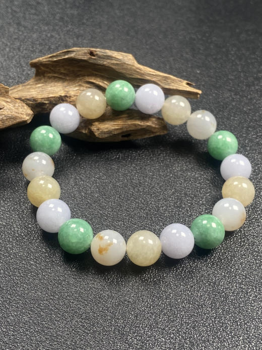 【FC0170】翡翠多彩手串 水润光泽 美观大气 完美度高 商品图0