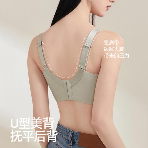 【 商场同款】熳洁儿  抹胸式内衣剪切杯大胸显小内衣CDE杯收副乳23201522 商品图5