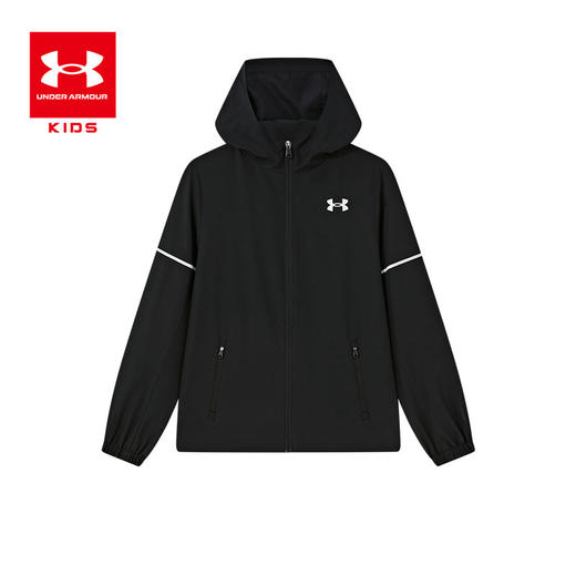 【正品直发】UnderArmour安德玛儿童25新款动感吸湿速干梭织外套253122205 商品图8
