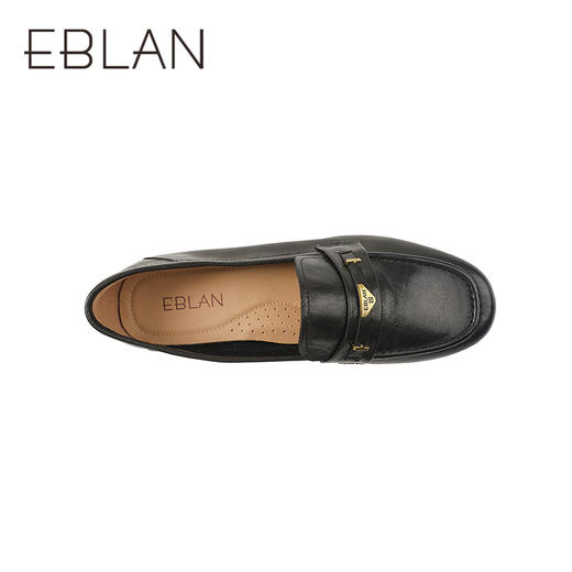 伊伴秋季雅致气质薄底乐福鞋复古精致感超软羊皮B25489728 商品图2