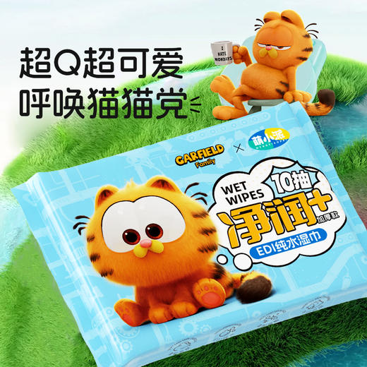 萌小派 净润纯水湿巾10片(一件包邮) 包*10包 商品图1