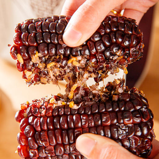 谷苞苞巧克力黑甜糯玉米真空有机种植富硒非转基因玉米棒代餐 商品图3