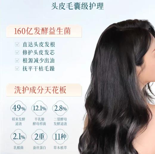淘米水洗发水升级啦!【中国长发村的护发秘诀】沙龙级别洗护，精粹淘米水原浆，滋养发根，修护受损发芯 去屑止痒控油蓬松洗发水 商品图5