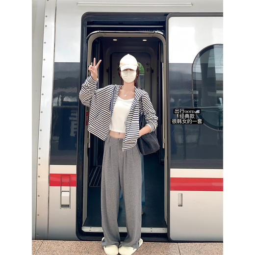 <曾小咸推荐> 韩系条纹卫衣外套 商品图12