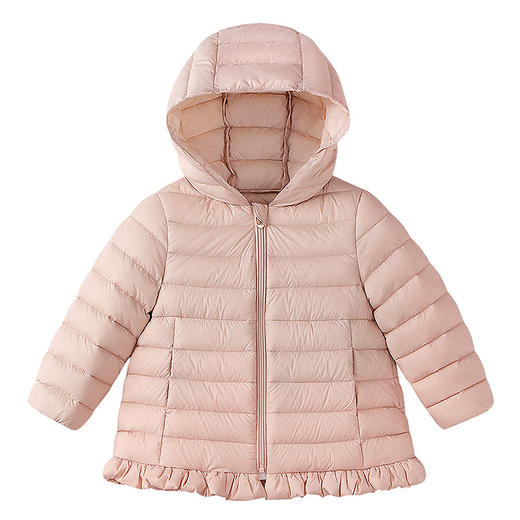 【实体店同款】女童中长款羽绒服冬季新款安奈儿童装XG545450 商品图6