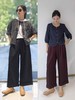 502801腰带大翻边裤 商品缩略图1