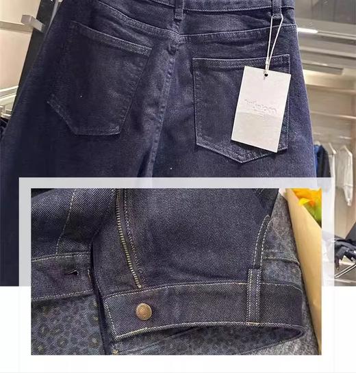 【门店同款】ENJOY秋季裤脚豹纹阔腿裤 164993184 商品图1