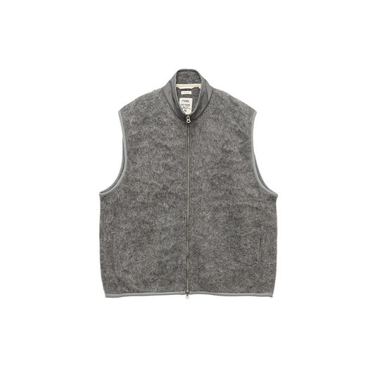 nanamica Zip-Up Mohair Vest 男女中性款马海毛羊毛混纺毛衣马甲 商品图3