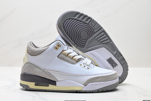 耐克乔丹Air Jordan 3 Retro复古经典百搭篮球鞋DH3434-110男女鞋 商品图4