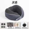 【可调节u型枕设计】便携收纳旅行枕 慢回弹记忆棉u型枕 易收纳 国庆假期出游 商品缩略图7