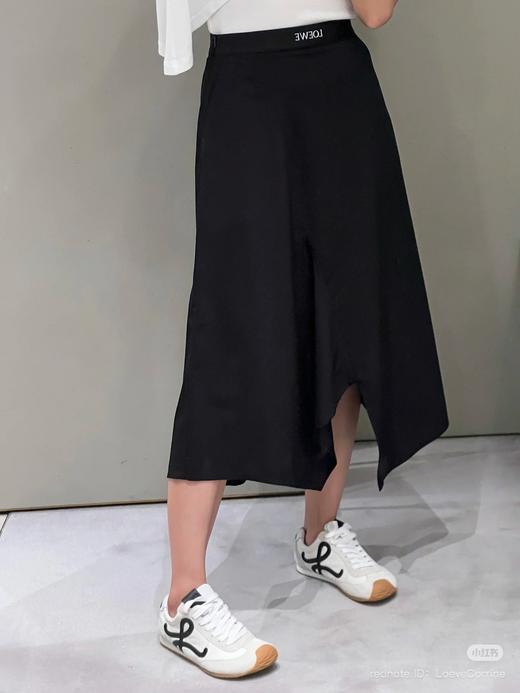 91-5 排他性独家圆正 lew精纺羊毛 不规则半身裙 松紧织带腰头 167/135我穿38 商品图0