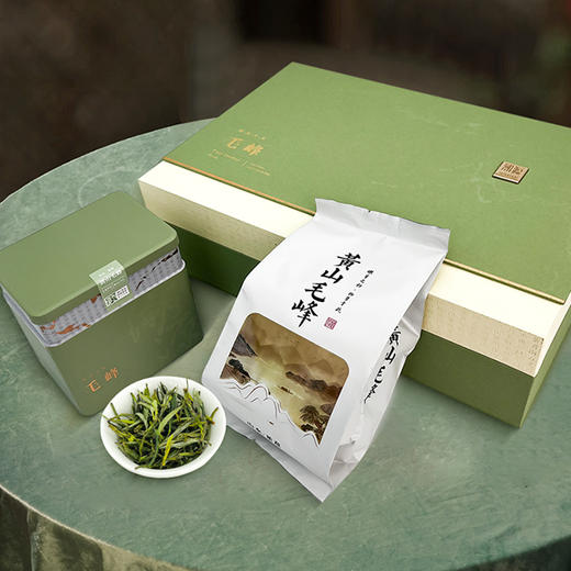【供销优选】黄山明前毛峰礼盒 浓香型绿茶茶叶 明前嫩芽毛尖春茶礼盒 商品图2