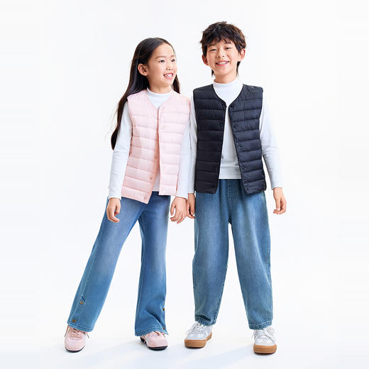 【实体店同款】男女童羽绒马夹冬季新款安奈儿童装AM542125 商品图5