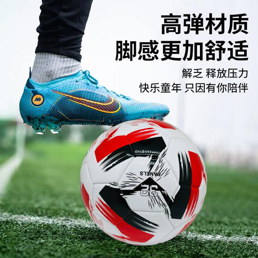 【青少年训练必备⚽】5号成人青少年机缝耐磨中小学生训练比赛专用PVC足球，耐磨防漏气，脚感舒适的专业PVC足球！轻松控球稳定，陪你踢出精彩每一球🔥 商品图0