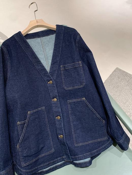 【高品质私服】【IC棉弹牛仔V领外套+牛仔裤】解构经典，穿出酷飒新哲学，弹力持久，柔软舒适N1247/N1248-CC【无标出货 介意慎拍】 商品图12
