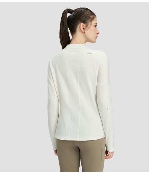 点此购买 迪桑特训练运动女士RunningF360半拉链长袖衫 bk 329142 商品图4