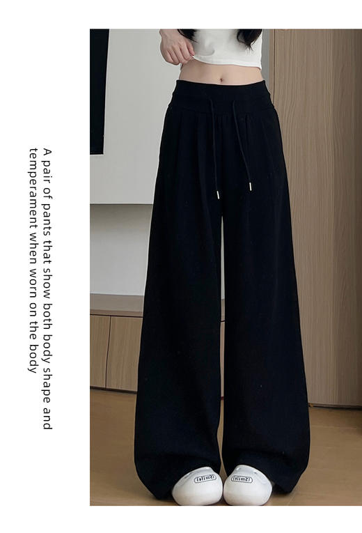 【YW】无忧购韩系休闲小个子运动百搭宽腰提臀裤12589（截单后3-5天发货) 商品图8