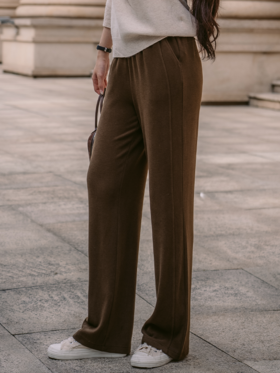 松紧腰休闲直筒裤FCF3PAT113