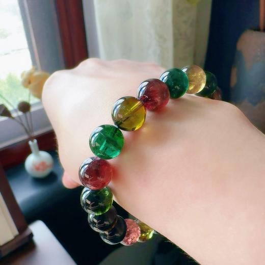 9.9mm单圈老矿碧玺手串 商品图8