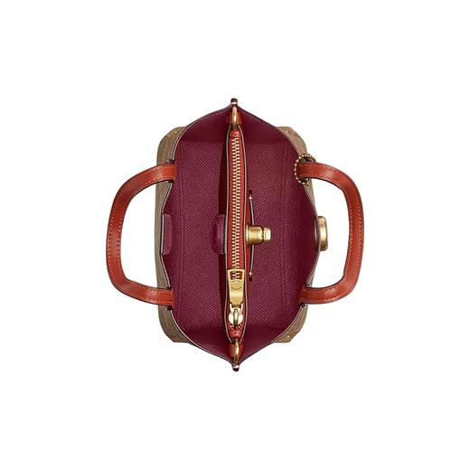 【压仓特价】COACH/蔻驰爆款WILLOW 18托特包，老花经典，二合一零钱包可拆设计（正品保证！送礼盒礼袋） 商品图5