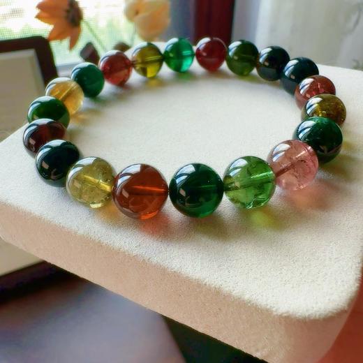 9.9mm单圈老矿碧玺手串 商品图6