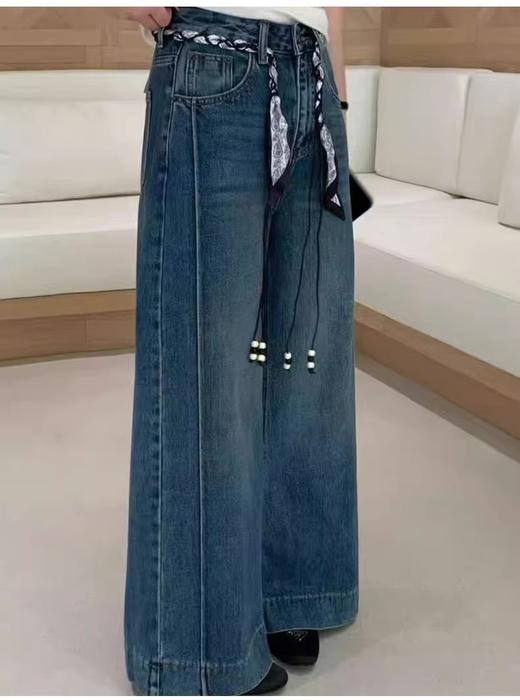 【门店同款】ENJOY秋季腰链编绳阔腿裤 164993141 商品图1