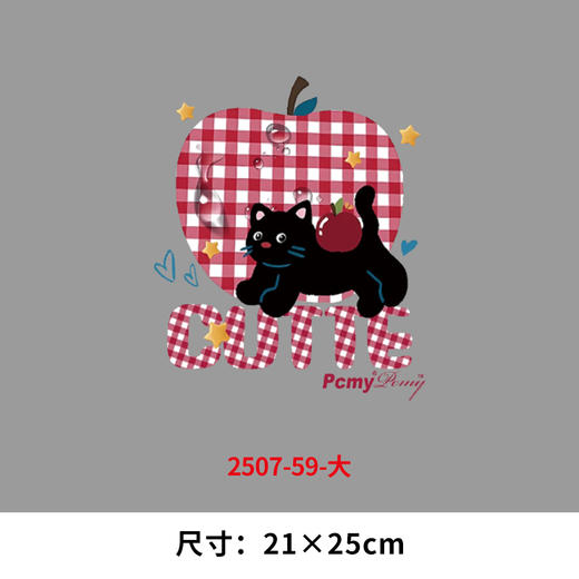 机器猫小猫咪烫画印花贴新款DIY热转印胶片熨斗烫画2025 商品图3