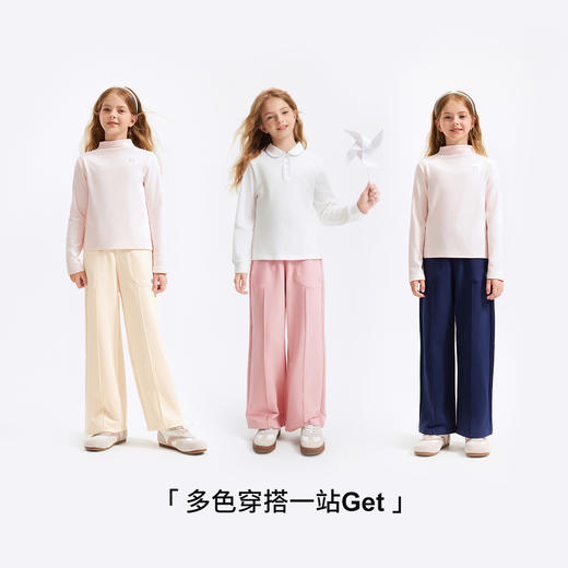 【纳维凯尔】【120-165】Navigare意大利小帆船女童休闲阔腿裤裤子 商品图6