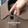 【100%绵羊毛】圣得西男粗织复古羊毛开衫2025秋新款简约百搭毛衣 商品缩略图6