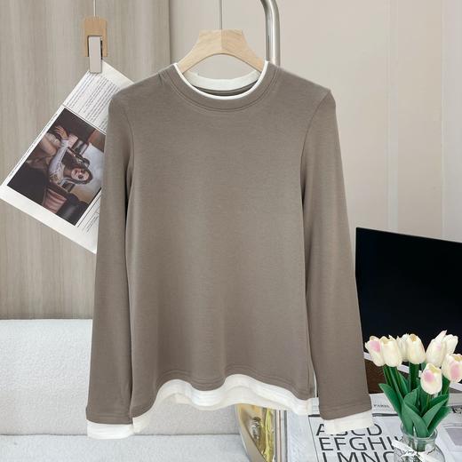 严选 | 秋季假两件修身打底衫【青岛即墨自有工厂】 商品图3