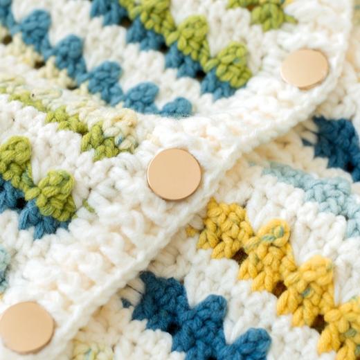 苏苏姐家叠彩亲子马甲手工diy编织钩针毛线团自制衣服材料包 商品图3