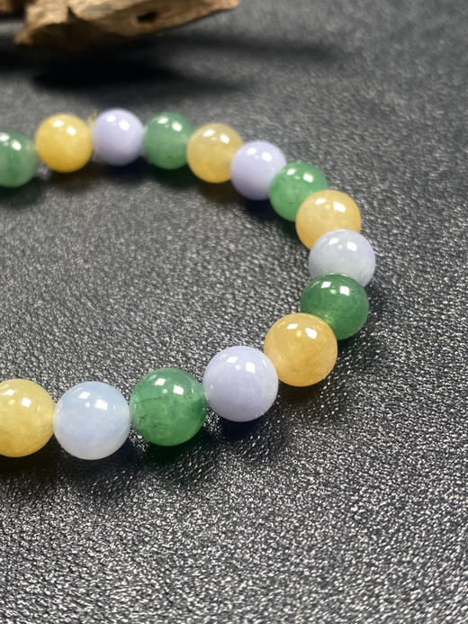 【FC0171】翡翠多彩手串 水润光泽 色彩丰富 上手美观 商品图3