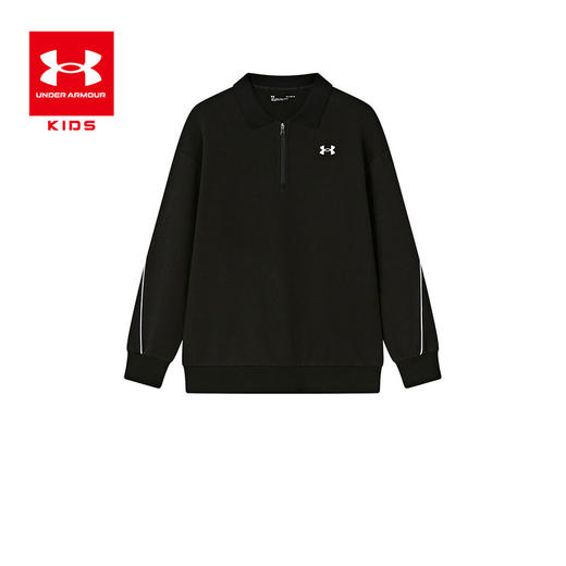 【12月-特惠福利】UnderArmour安德玛儿童25新款设计师款翻领套头卫衣253303526 商品图9