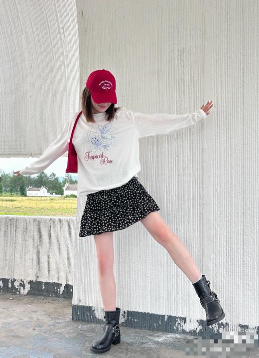 严选 | 秋季棉涂鸦长袖松弛感T恤【青岛即墨自有工厂】 商品图3