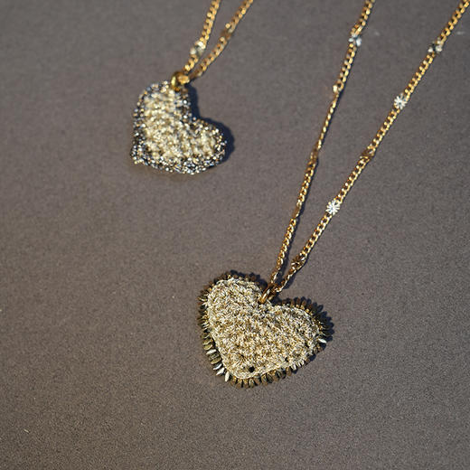 北京仓｜TATABORELLO-CHIPPED HEART-白金 项链［意大利设计师］ 商品图4