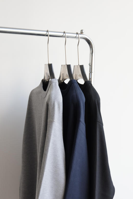 UND 五道杠25AW秋季新款 华夫格套头薄卫衣 WY902 商品图3