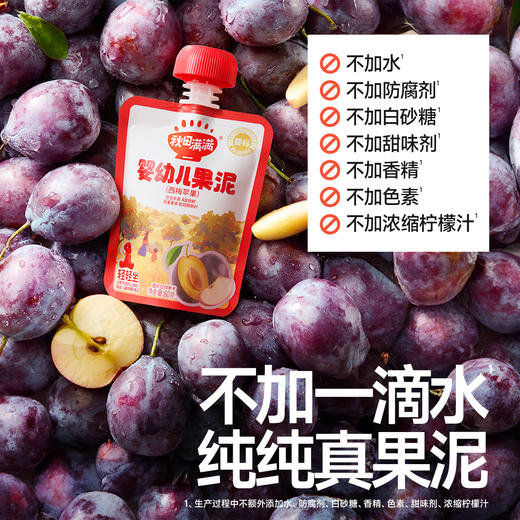 【99元任选7件】【新老包装交替发货】婴幼儿果泥（草莓椰椰/西梅苹果/黑莓蓝莓/樱桃梨香蕉）60g *2，叠加店铺满赠，不叠加店铺满减和会员折扣 商品图4