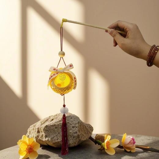 【中秋节DIY竹编灯笼手工&成品系列】手工灯笼制作材料包成品可发光创意手提灯笼装饰挂件 商品图4