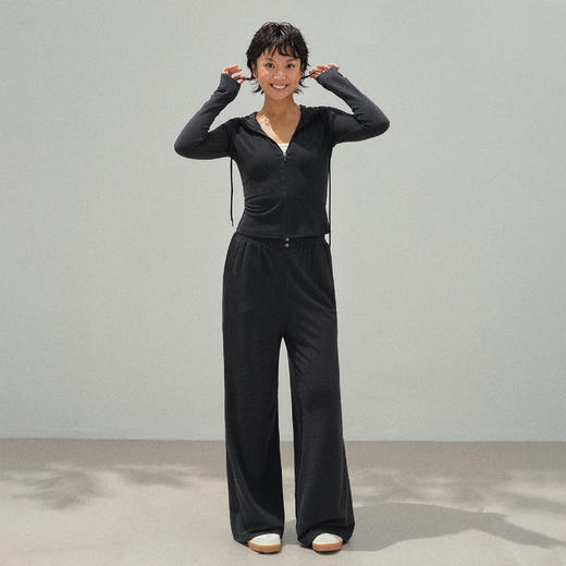 Ariseism 美式复古德绒外套+长裤运动套装女秋季新款两件套 商品图2