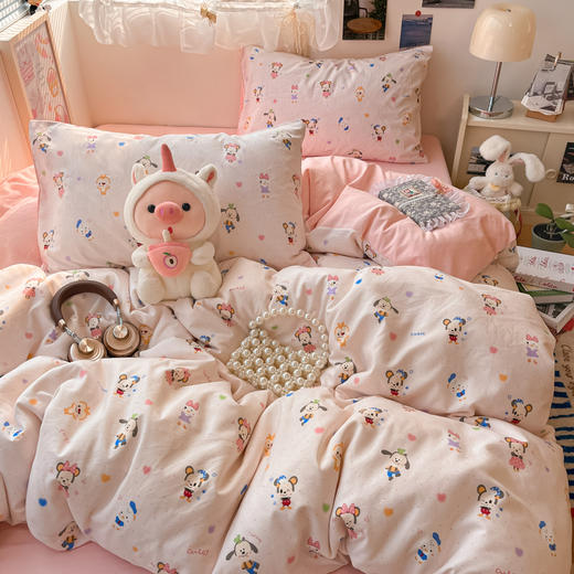 热卖！高颜值四件套！CKKHOUSE母婴A类水洗棉四件套 手感细腻 舒适透气 多款可选 商品图9