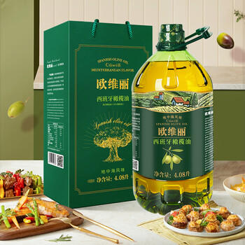 欧维丽（Ouweili）【保真橄榄油】西班牙进口原油4.08L纯正橄榄油 孕妇儿童食用油 /粮油调味 /食用油 /橄榄油 商品图1