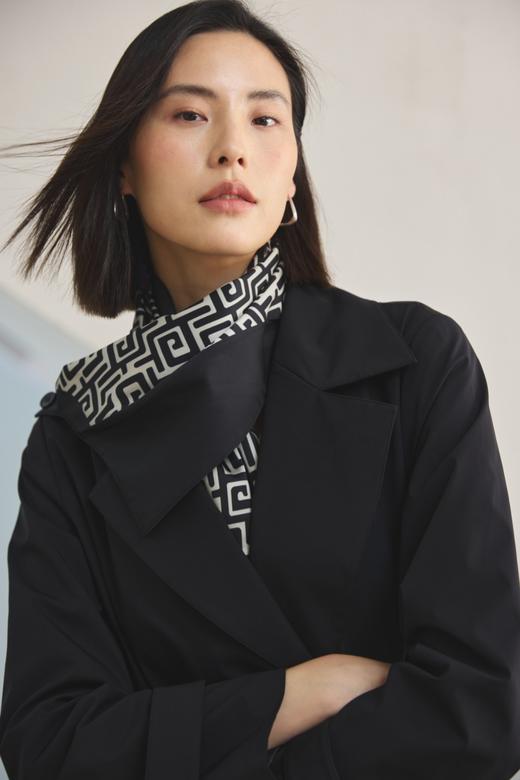 带围巾设计风衣 商品图3