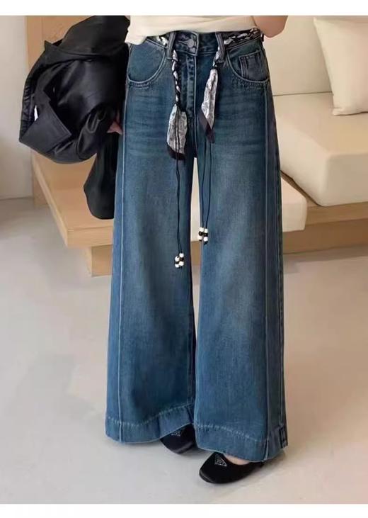 【门店同款】ENJOY秋季腰链编绳阔腿裤 164993141 商品图0