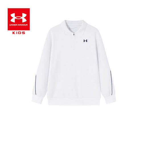 【12月-特惠福利】UnderArmour安德玛儿童25新款设计师款翻领套头卫衣253303526 商品图8