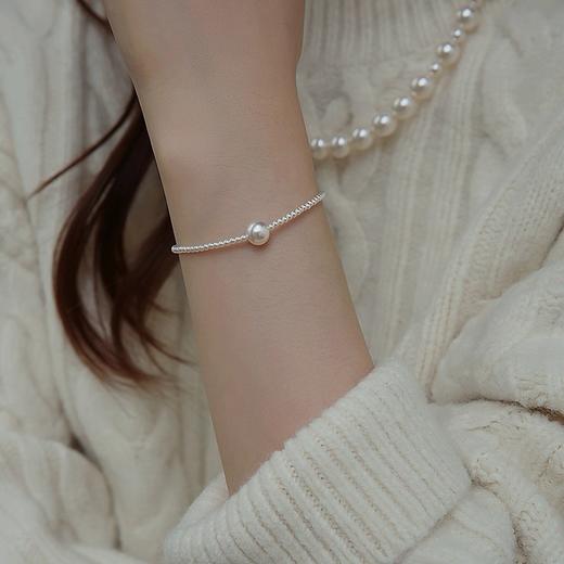 MointPhoice灵动珍珠手链  小珠3mm+大珠8mm 商品图11