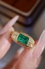 0.77ct刻面祖母绿戒指 商品缩略图0