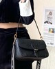 BT226-驴家Diane 可拆卸不可调节肩带钩扣开合压纹软粒面 牛皮革 法棍手提单肩包（BT*MM）7.31直播款 商品缩略图0