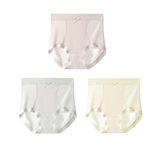 曼芬尼轻塑镂空提花内裤三条装061002 商品图0