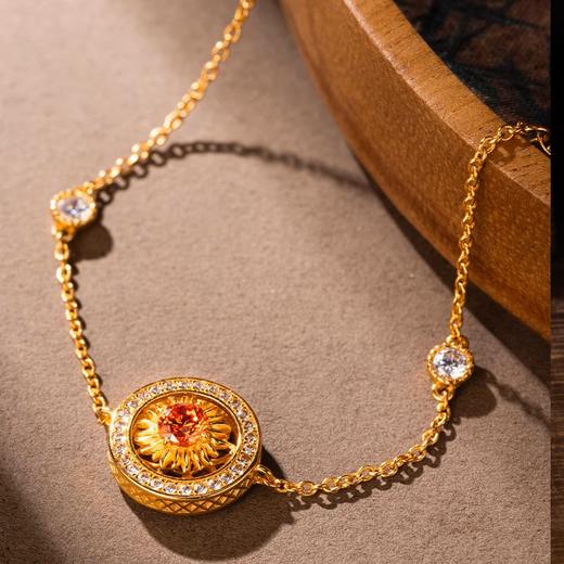 朱炳仁铜向阳花开首饰耳钉/手链/项链【爆仓中拍下7-15天发出】 商品图2